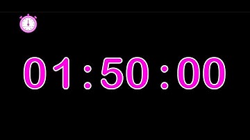 110 minute timer : countdown 110 minute timer