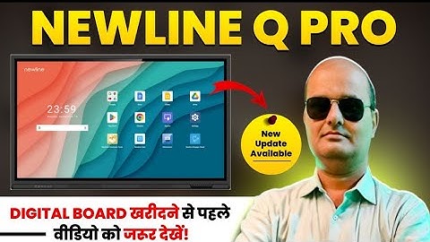 Newline Q Pro new update feature, interactive board demo video, smart board training video