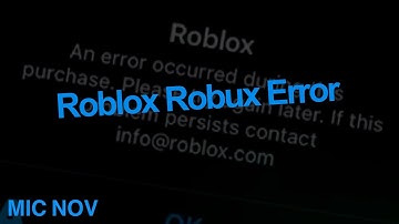 Roblox Robux Error (please comment if you know what the solution is)