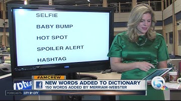 New words added to Merriam-Webster dictionary