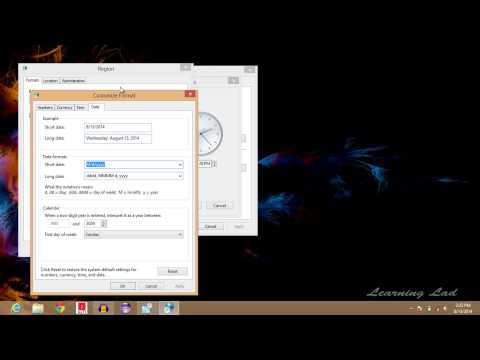 Windows Tips and Tricks | How to Display Day of Week with Date and Time in Windows Task bar