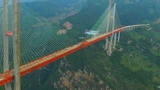 The world's highest bridge has opened in China.