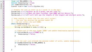 Lab 10, Part #2: Finishing the main loop