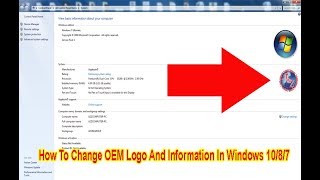 Change Oem Logo Windows 7 Change Oem Logo Windows 7
