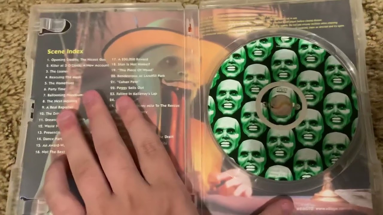 The Mask 1998 Australian DVD (Region 4)