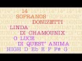 Capture de la vidéo Coloratura Comparison! 14 Sopranos Add Ornaments And High Notes Galore To Donizetti's Linda Aria