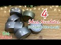 4 Ideas NAVIDEÑAS para REGALAR o VENDER / ideas navideñas con Latas de atún /Christmas crafts