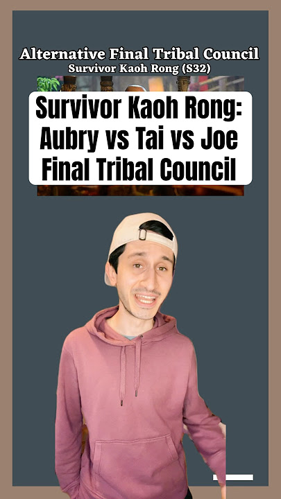 Survivor Kaoh Rong: Aubry vs Tai vs Joe Final Tribal Council