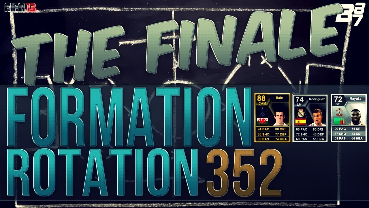 FIFA 13 | Formation Rotation | FINALE! 352 Squad Builder w/ TIF Bale/IF Jese Roriguez and more!