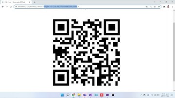 Como generar un codigo QR con el lenguaje de programación C#  con QRCoder en ASP.NET Core y .NET 6