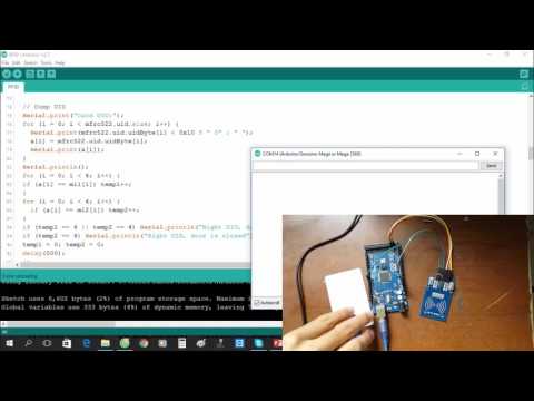 Video: Cách Kết Nối đầu đọc RFID RC522 Với Arduino