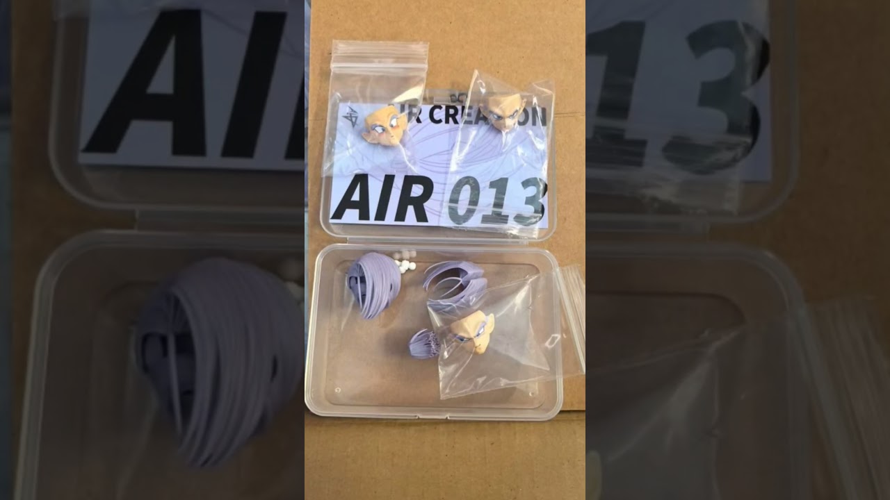 Listo para ser enviado AIR013, 14 y 15 Head Sculpt Trunks Air Studio No SH Figuarts Dragon Ball