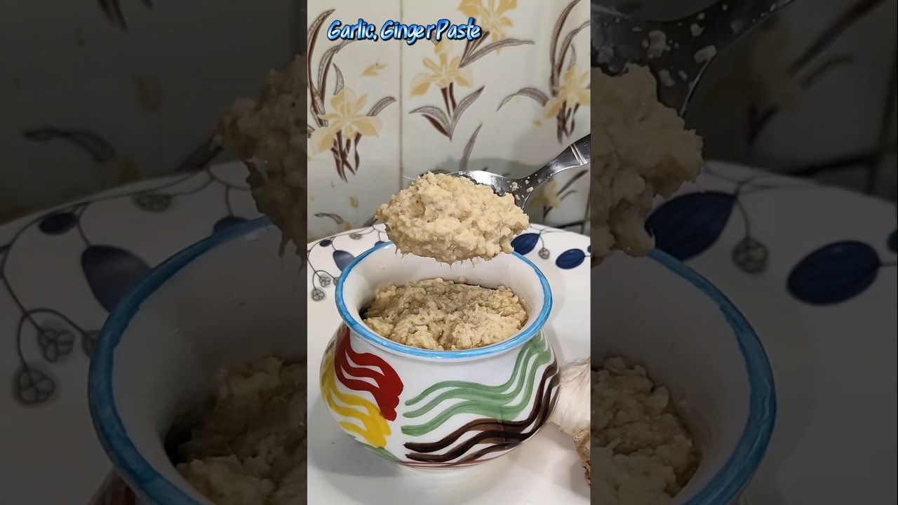 Garlic, Ginger Paste