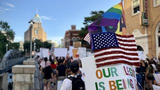 Thousands gather for ‘No Kings’ demonstrations against Trump administration in downtown San Antonio