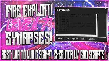[OMFG] ✅FIRE HACK/EXPLOIT!✅|SYNAPSES! |BEST LUA. SCRIPT EXE TO LUA C W/ INSANE GOD SCRIPTS! (WORKS!)