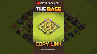 TH5 Best War Base Layout! #shorts