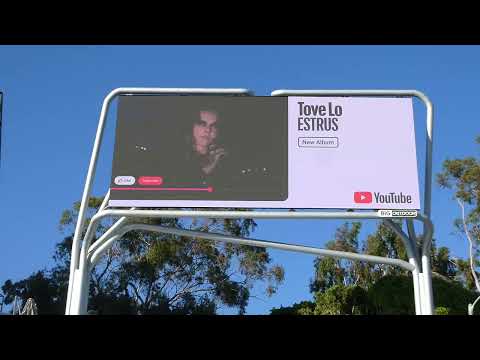 Tove Lo Estrus New Album YouTube Billboard Sunset Blvd Los Angeles California September 18, 2026