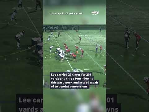 Running back Tyler Lee dominates on the field at Guilford Park High School