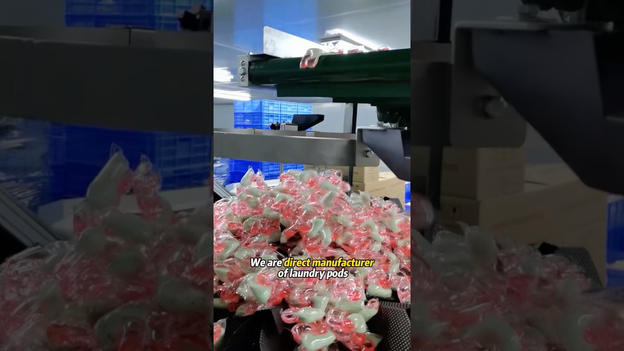 Laundry pods manufacturer, accepts small quantities 