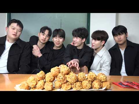 치킨닭다리 의리먹방
