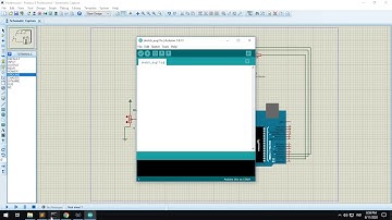 pemograman input LED Dioda dengan potensiometer proteus dan Arduino