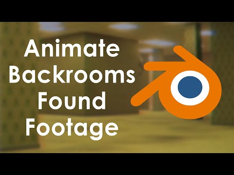 Animate Backrooms Found Footage like Kane Pixels in Blender