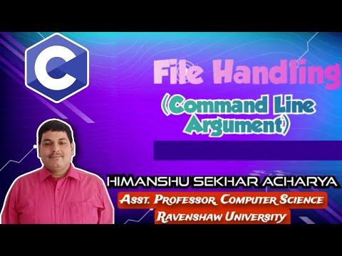 File Handling (Command Line Argument) || Programming in C || Computer ...