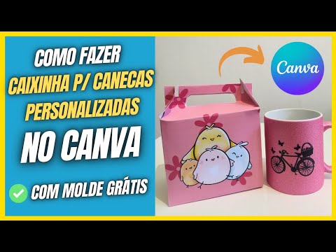 Como fazer caixinha para caneca no Canva