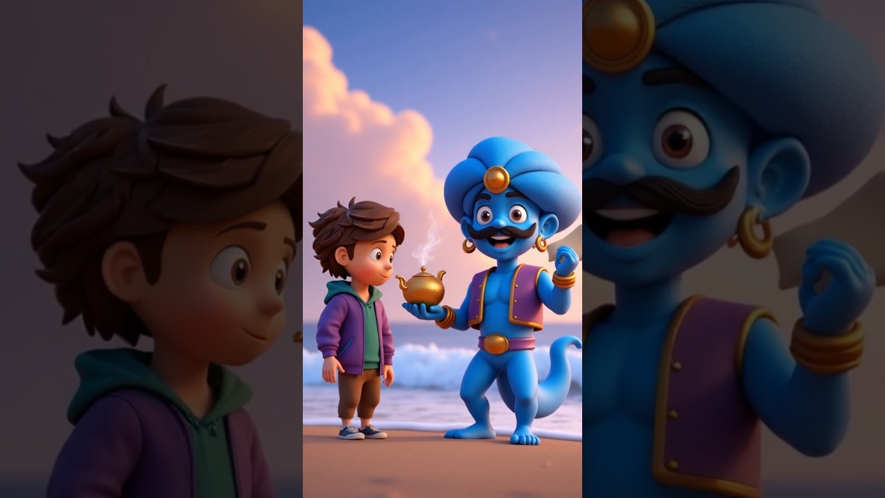 Boy Found a Magic Lamp… But What Did He Wish For? 🧞✨ 