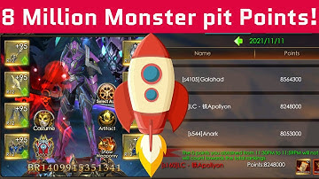 8 Million Monster Pit Points - 1.4 Trillion BR Reached - Legacy of Discord - Apollyon