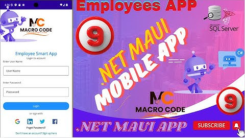 EPISODE 9  Employees Smart APP .NET 9.0 - COMPLETE .NET MAUI IN .NET 9.0 APP- SQL,REFIT,REST API🚀💥