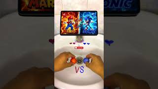 Sonic vs Mario 🍄 | Speed vs Power 🔥#shorts #viral #gaming #rek #virlshorts
