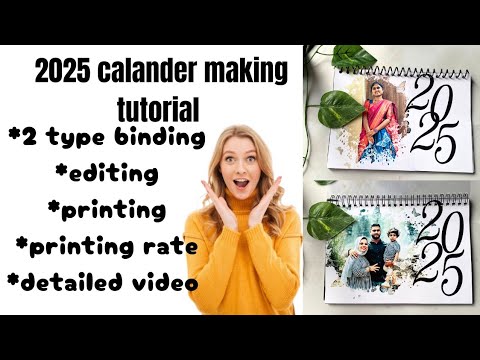 how to make calender at home /calander making tutorial #fulltutorial # ...