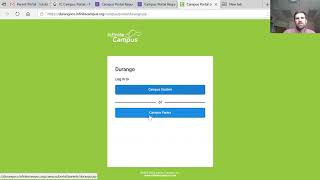 Signing into an Infinite Campus Account