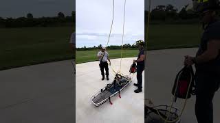 Rigging Stokes Basket With Terminal Knots
