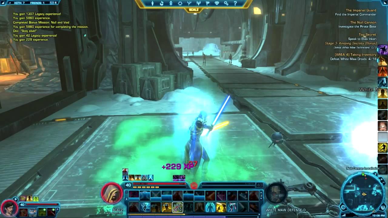 Star Wars The Old Republic: Jedi Sentinel HD Walkthrough Playthrough: Part 110 Hoth 10