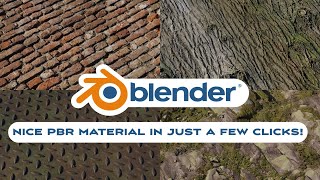 How to instantly set up PBR materials in Blender 3D