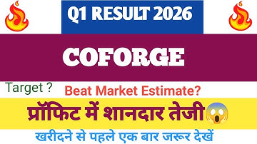 Coforge  Q1 Results 2026 | Coforge  Results | Cofoge  Latest News | Coforge  Share. COFORGE share