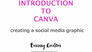 Intro to Canva Part 2: creating a social media graphic