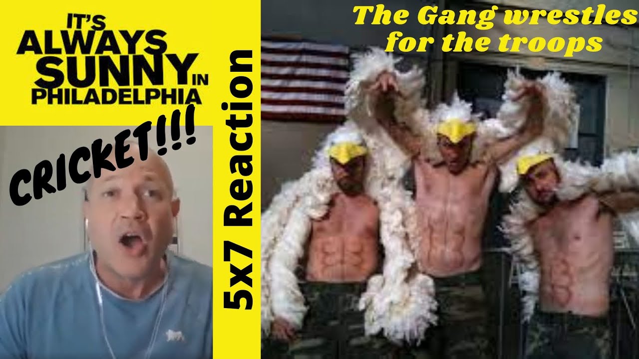 It's Always Sunny In Philadelphia 5x7 Reaction - The Gang Wrestles For