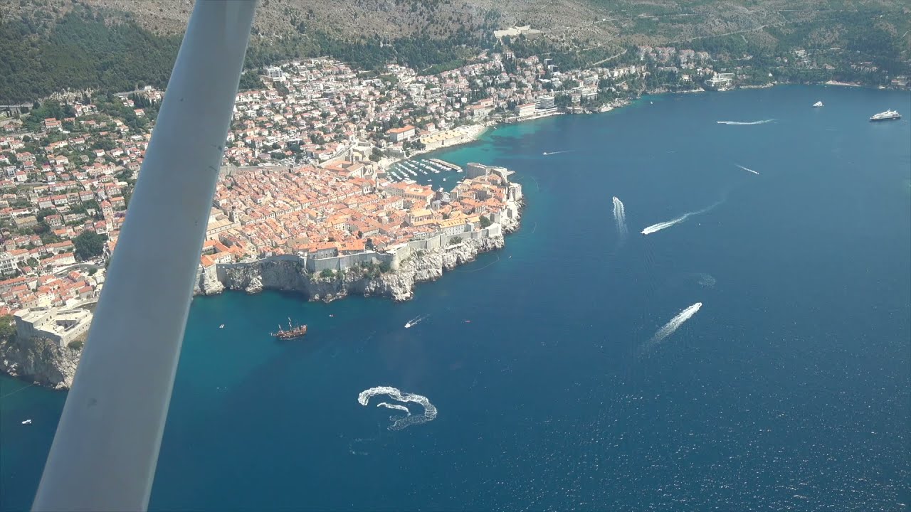 Panoramic flight over Dubrovnik