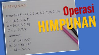 Soal Operasi Himpunan