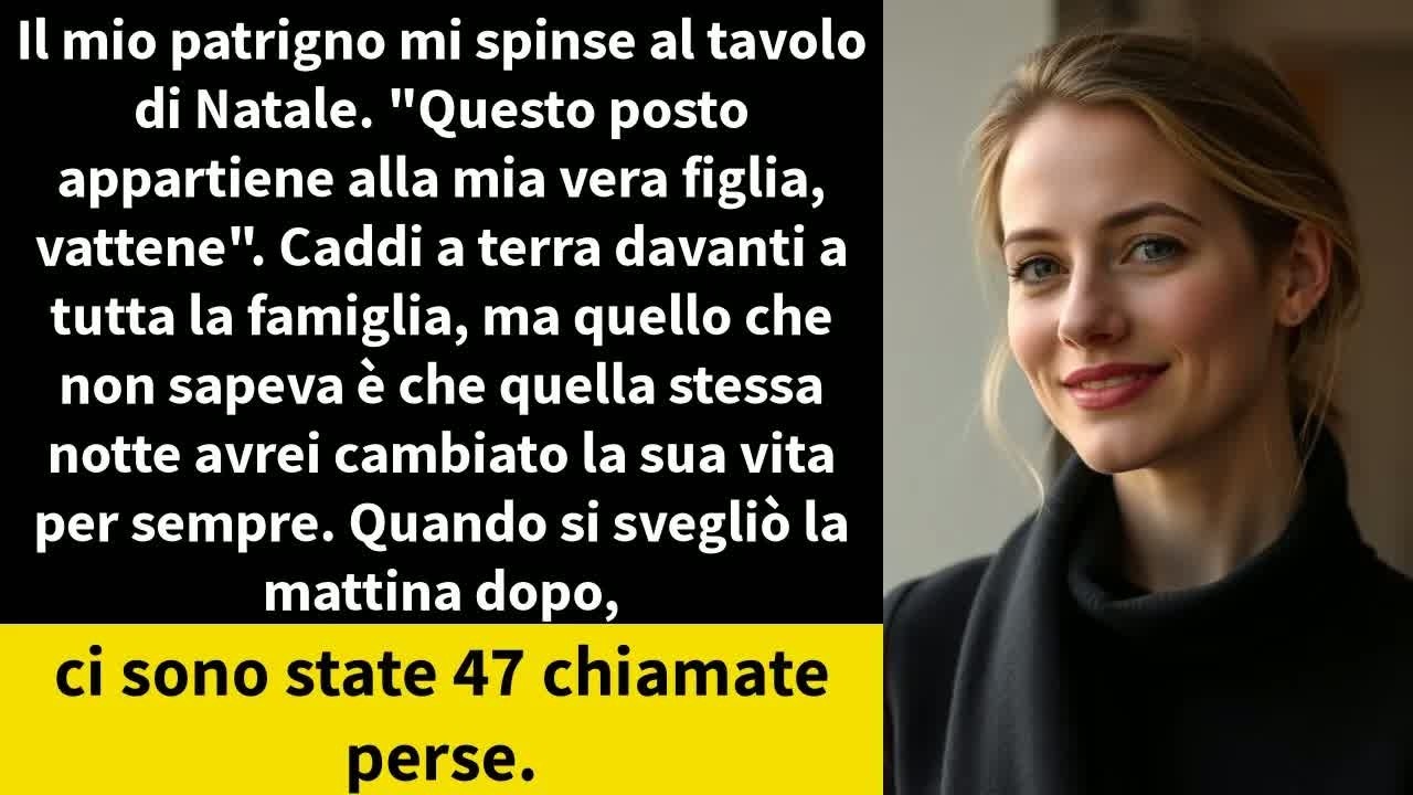 Il mio patrigno mi spinse al tavolo di Natale  Questo posto appartiene alla mia vera figlia, vat