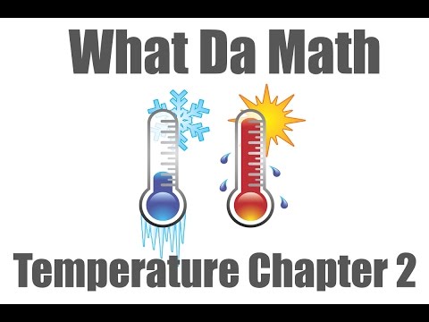 Chapter 2 - Temperature and temperature conversion - IB Math Studies (Math SL)