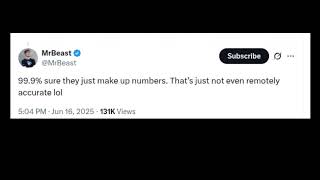 MR BEAST SAYS FORBES LIST IS LYING
