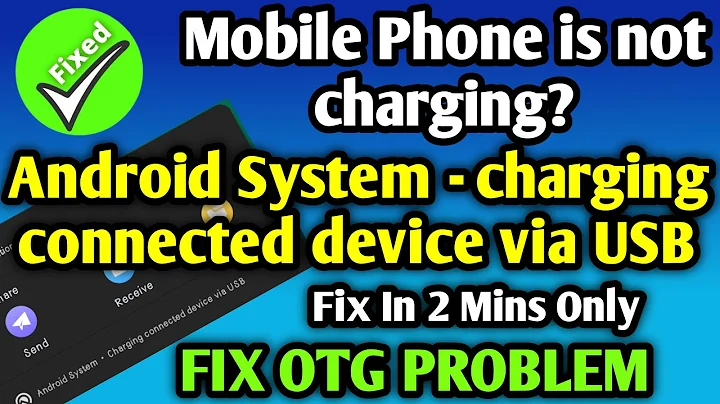 Android System charging connected device via USB | How to fix OTG problem in infinix | 100% Solved