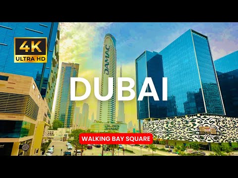 4K Walking Tour Around - Bay Square, Business Bay Dubai