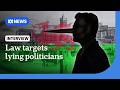 Can you ban politicians from telling lies? Wales might have the answer | The World | ABC News