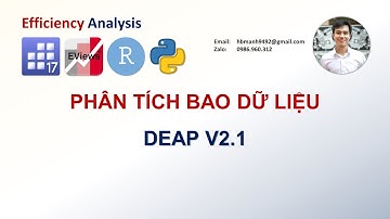 DEA | DEAP v2.1. Phân tích bao dữ liệu & chỉ số Global Malmquist TFP
