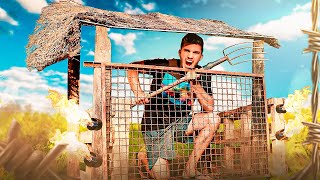 Construí um BUNKER usando LIXO do FERRO VELHO!